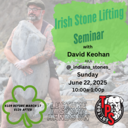 Irish Stone Lifting Seminar, David Keohan