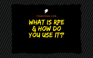 rpe, percentage, rate of perceived exertion, tpsmethod